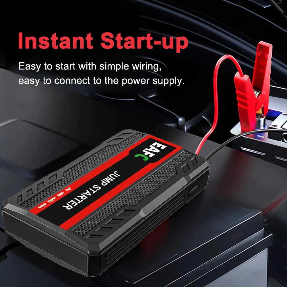 Car Jump Starter Battery Power Bank 600A Portable Emergency Starter Booster 12V Auto Starting Device for Petrol Vehicle Start