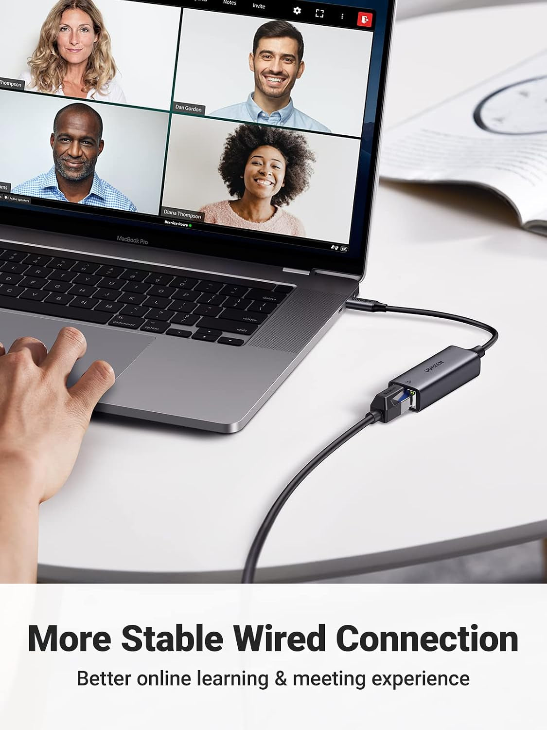 USB C to Ethernet Adapter, Gigabit Wired Network Adapter