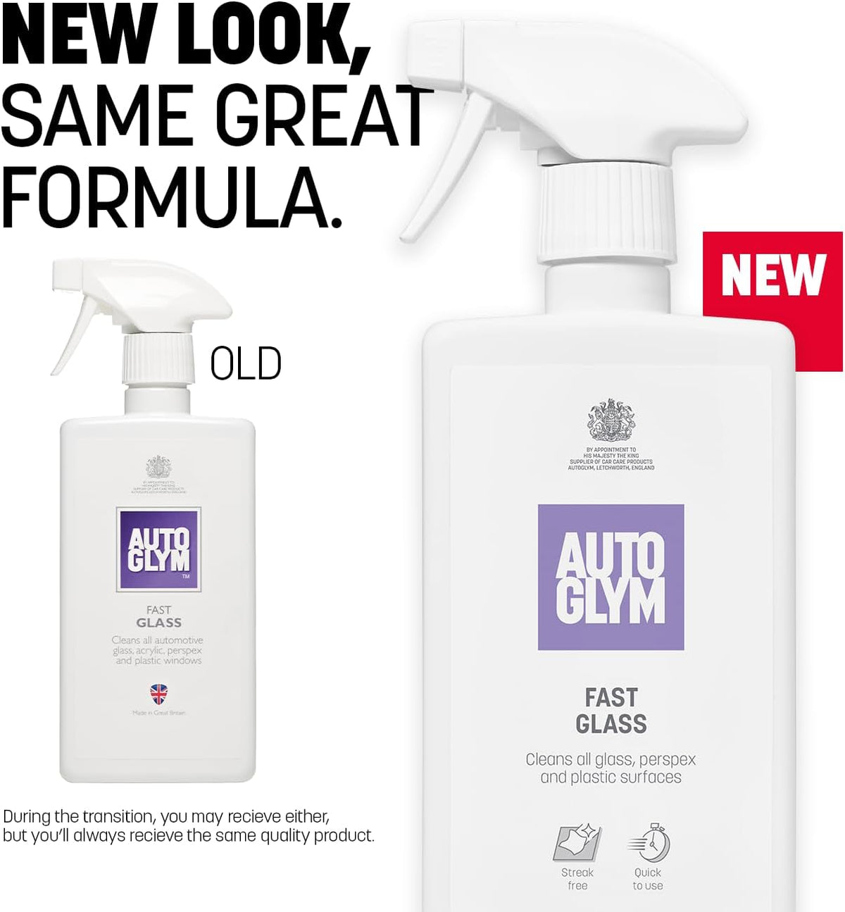 Fast Glass, Car Window Cleaning Spray, 500Ml