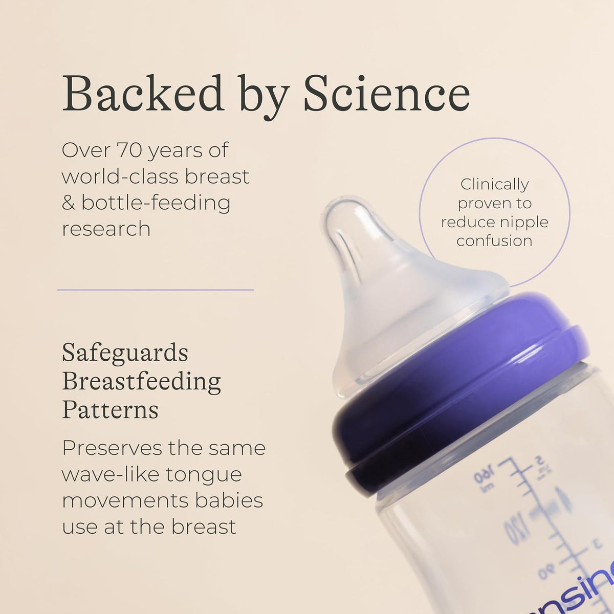 anti Colic Baby Bottle 160 Ml - Slow Flow Teats