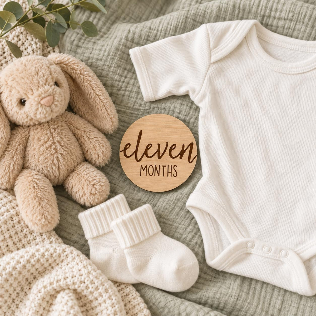 Baby Milestone Markers, Baby Age Milestone Keepsakes and Photo Props
