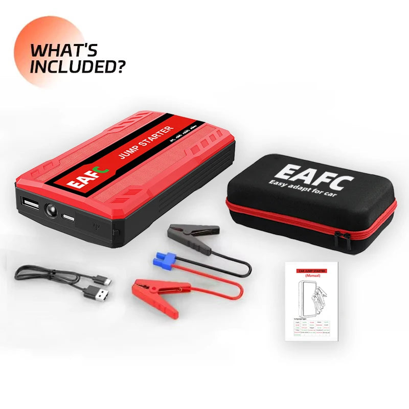Car Jump Starter Battery Power Bank 600A Portable Emergency Starter Booster 12V Auto Starting Device for Petrol Vehicle Start