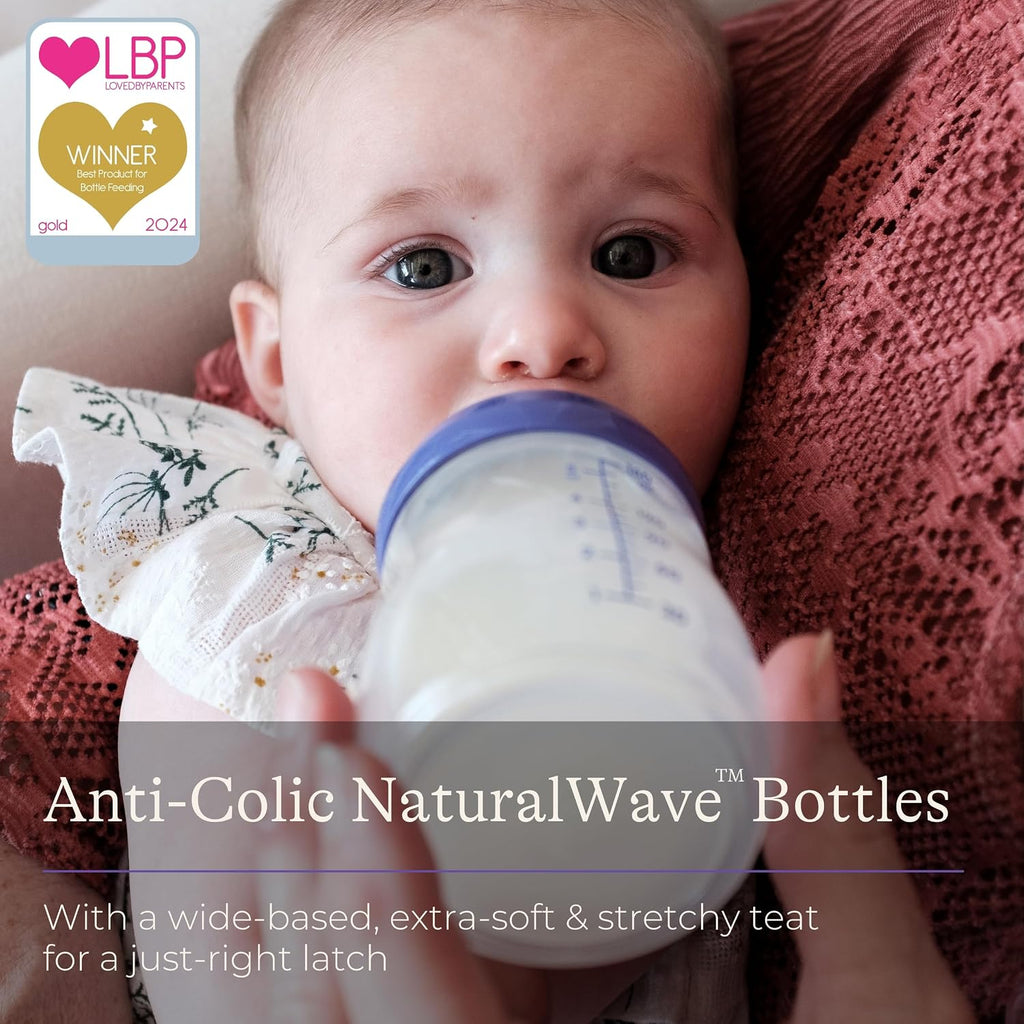 anti Colic Baby Bottle 160 Ml - Slow Flow Teats
