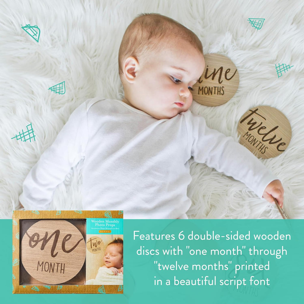 Baby Milestone Markers, Baby Age Milestone Keepsakes and Photo Props