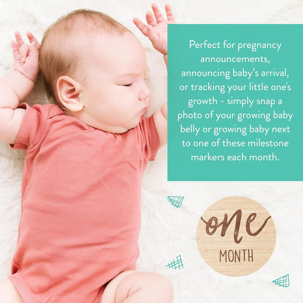 Baby Milestone Markers, Baby Age Milestone Keepsakes and Photo Props