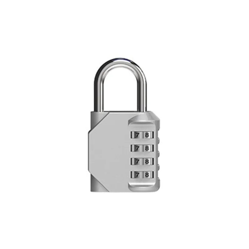 4-Digit Zinc Alloy Combination Lock Padlock Luggage Anti-Theft Weatherproof Security Outdoor Gym Safely Code Door Lock