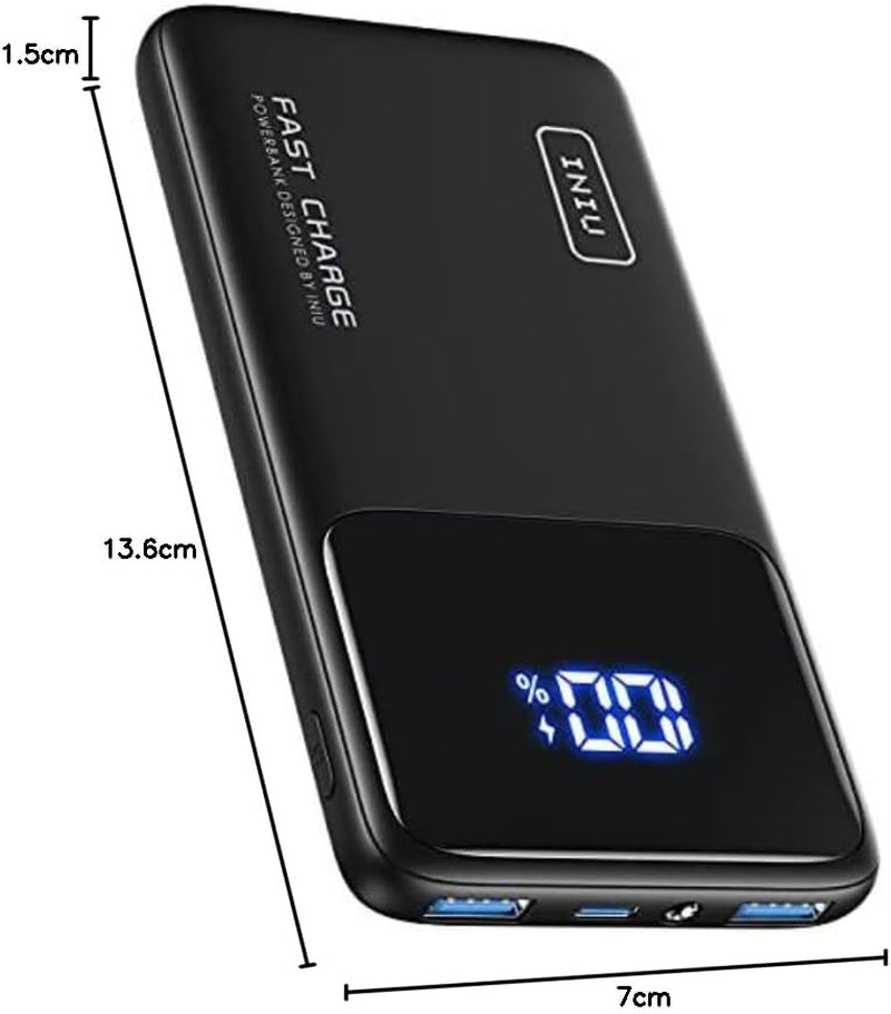 Power Bank, 10000Mah 22.5W PD3.0 QC4.0 Fast Charging Portable Charger