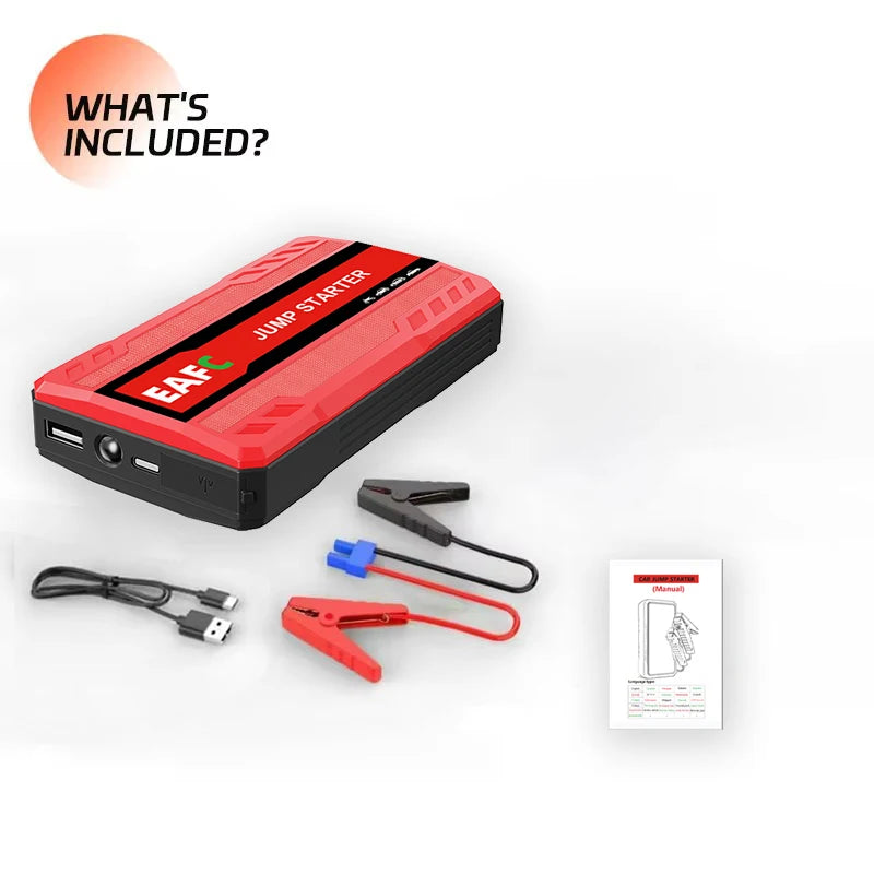 Car Jump Starter Battery Power Bank 600A Portable Emergency Starter Booster 12V Auto Starting Device for Petrol Vehicle Start